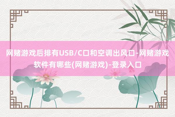 网赌游戏后排有USB/C口和空调出风口-网赌游戏软件有哪些(网赌游戏)-登录入口