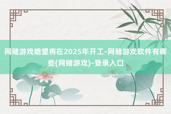 网赌游戏瞻望将在2025年开工-网赌游戏软件有哪些(网赌游戏)-登录入口