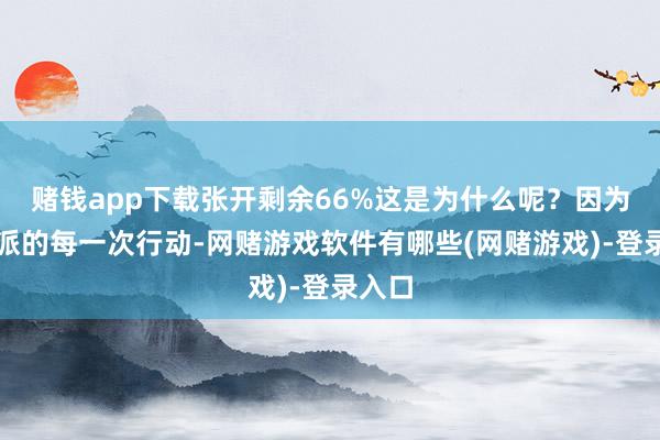 赌钱app下载张开剩余66%这是为什么呢？因为嵩山派的每一次行动-网赌游戏软件有哪些(网赌游戏)-登录入口