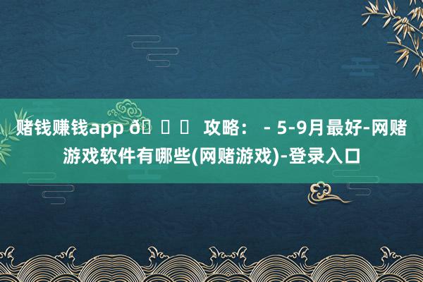 赌钱赚钱app 📌 攻略： - 5-9月最好-网赌游戏软件有哪些(网赌游戏)-登录入口